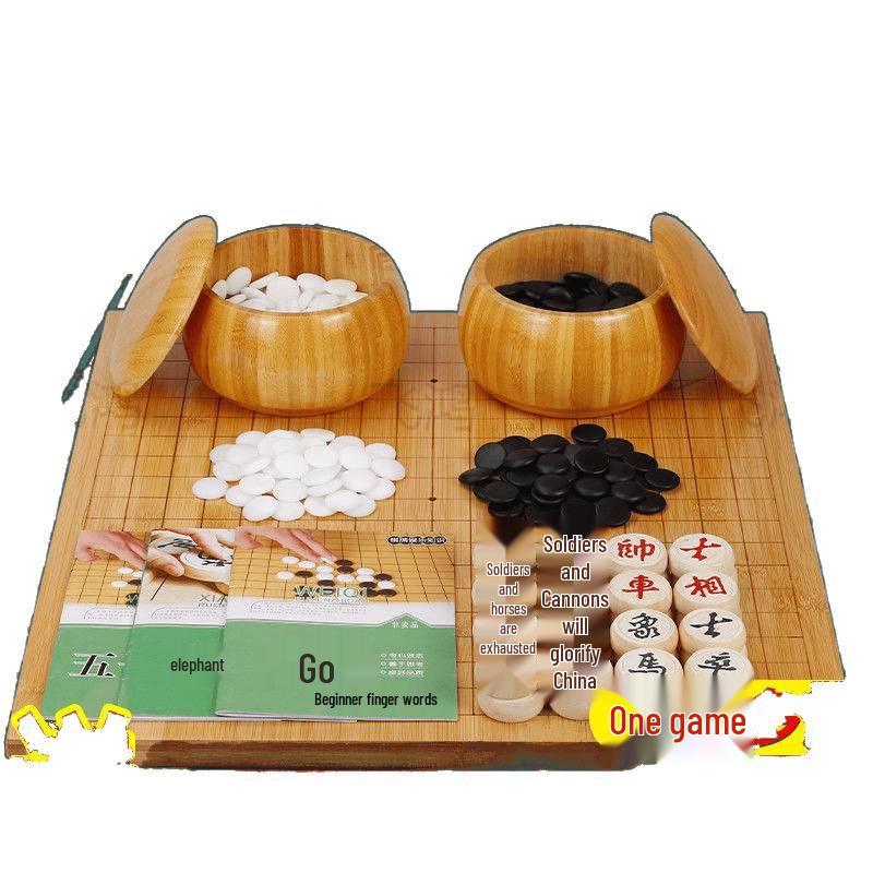 Large Frosted Chessboard - Eye-Friendly Imitation Jade Design, Drop-Resistant for Students, Ideal for Chess, Go, and Gomoku.