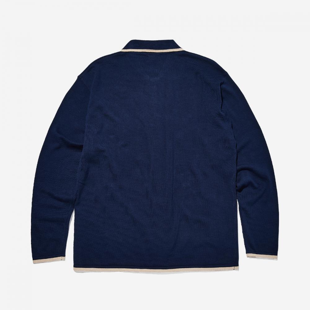 Chemise tricotée Service WorkS LS avec inscription SS24 1062