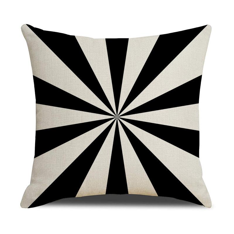 Modern Simple Colorful Geometric Element Pillow Cover Fresh and Fashionable Sofa Cushion Cover Home Decoration Cushion Cover