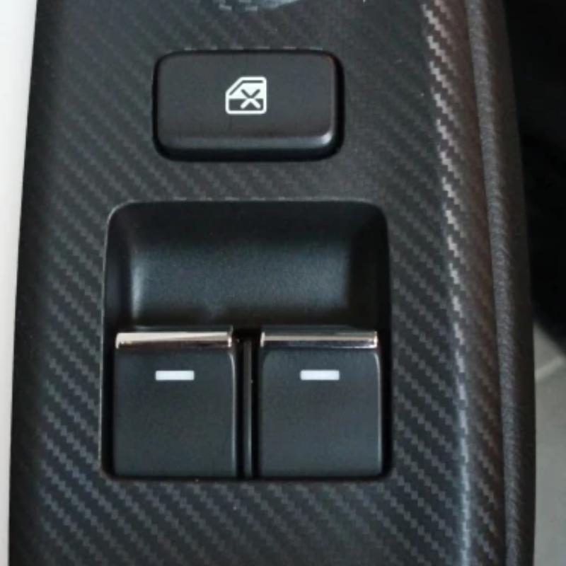 Dla Mazda 3 6 CX5 CX-5 ATENZA Axela Przyciski podnoszenia szyb Naklejka dekoracyjna z cekinami ABS Chromowane wykończenie Akcesoria do stylizacji samochodu