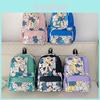 Trendy Large Capacity Canvas Backpack For Girls With Cute Bear Design In Multiple Colors