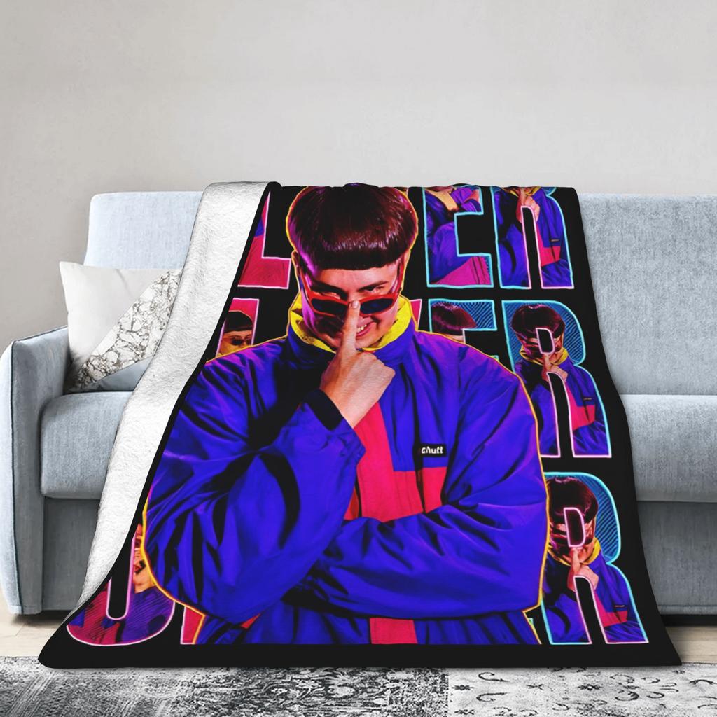 In loving memory OT Oliver Tree Blanket Flannel Funny Warm Throw Blanket for Bedspread Spring/Autumn