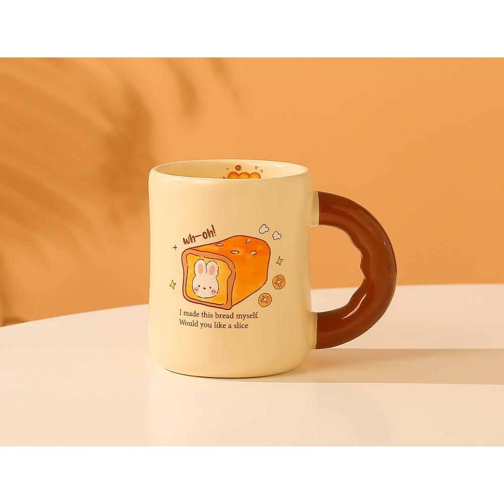Milk Fufu Cute Rabbit Cup High Appearance Ceramic Cup Couple Cup Dormitory Drinking Water and Souvenirs