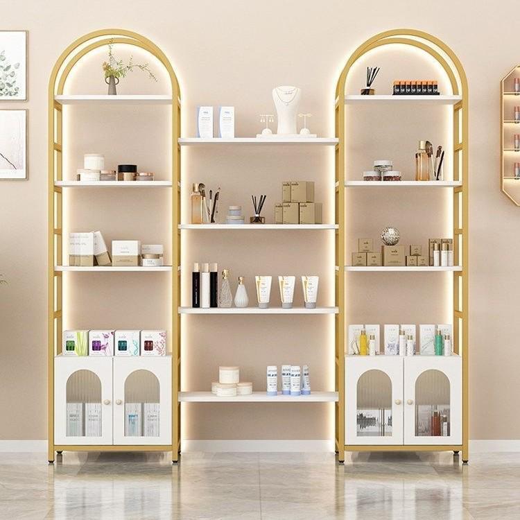 Multi-layer Display Rack for Cosmetics & Nail Salon Storage