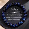1pc Fashion Men Jewelry Blue Bracelets For Family Daily Birthday Pulseira Unique Natural Stone Lucky Bracelet
