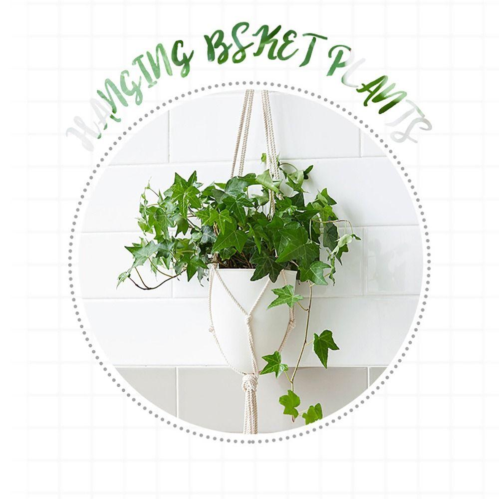 White Hanging Plant Pot Eggshell Shape Planter Self Watering Plant Pot  Indoor Outdoor Ornament