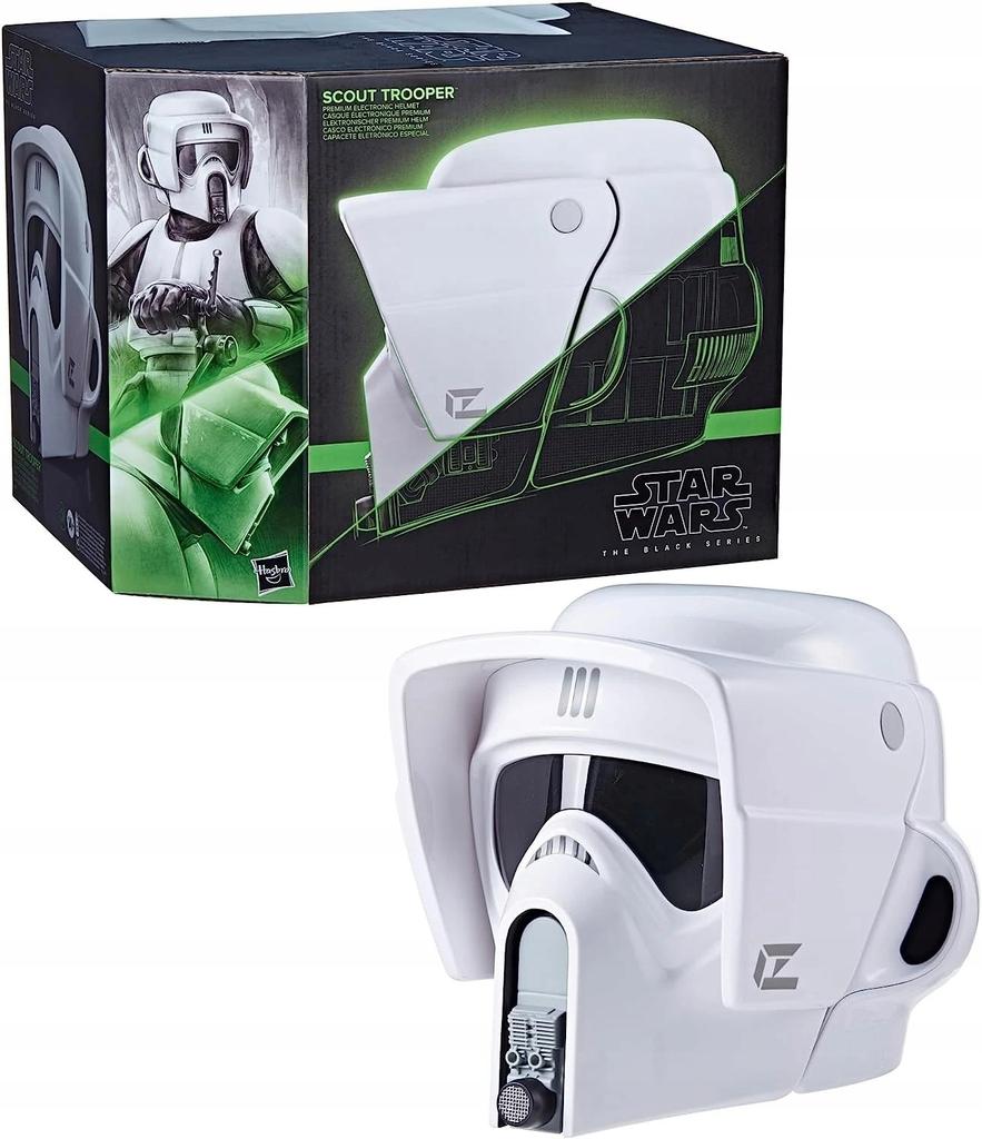 Hasbro f6911 electronic helmet scout trooper white