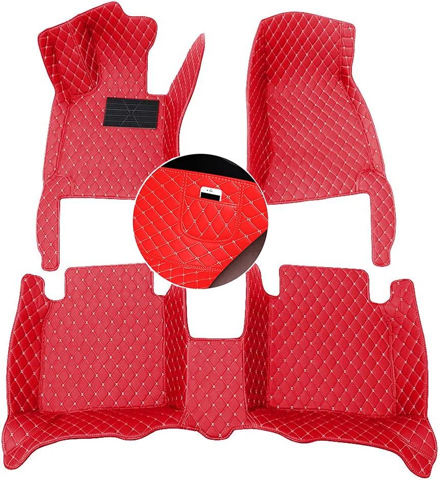 For Lincoln Aviator Nautilus 2019-2026 Auto Leather Waterproof Custom Car Floor Mats Carpets Foot Coche Accessorie Floor Liners