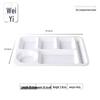 Commercial Melamine Divided Fast Food Tray