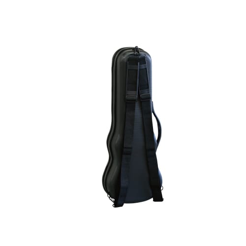 Kikutani Ukulele Case, Soprano Size, Lightweight ABS Resin, Black, UPC-10N BLK