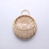 Wall Hanging Woven Basket Flower Pot - Rattan, Willow & Straw Design