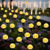 Solar LED Bubble Ball Ground Stake Light - Waterproof, High Brightness Outdoor Lawn & Courtyard Decor