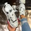 2025 New Summer Women Sneakers Breathable Casual Sporty Women Single Shoes Thick Bottom Leisure Water Diamond Sneakers Women