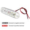 SEAMETAL 12smd LED Strobe Warning Light Strobe Grille Flashing Lightbar Car Truck Beacon Lamp Amber Yellow Traffic Lights 12V-80V