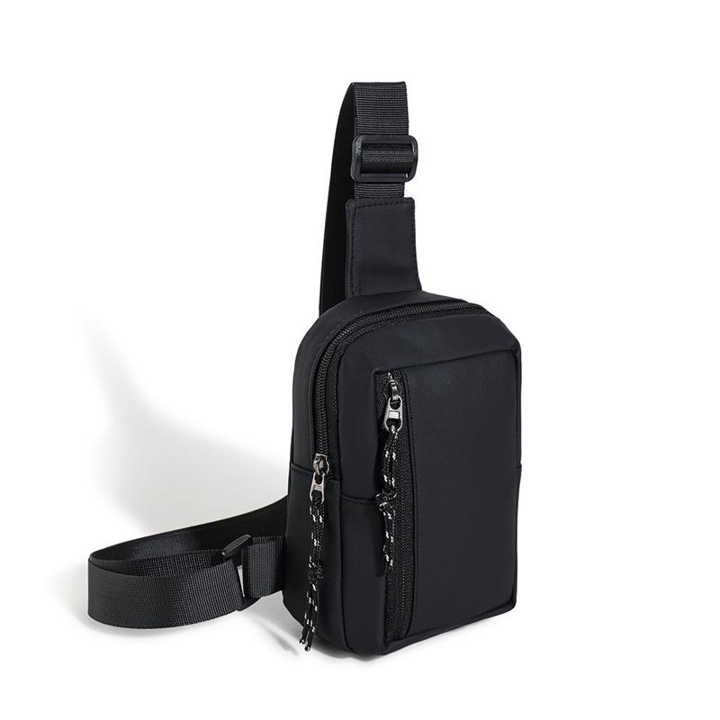 Fashion Men Chest Bag Shoulder Body Bag Simple Oxford Crossbody Bag For Male