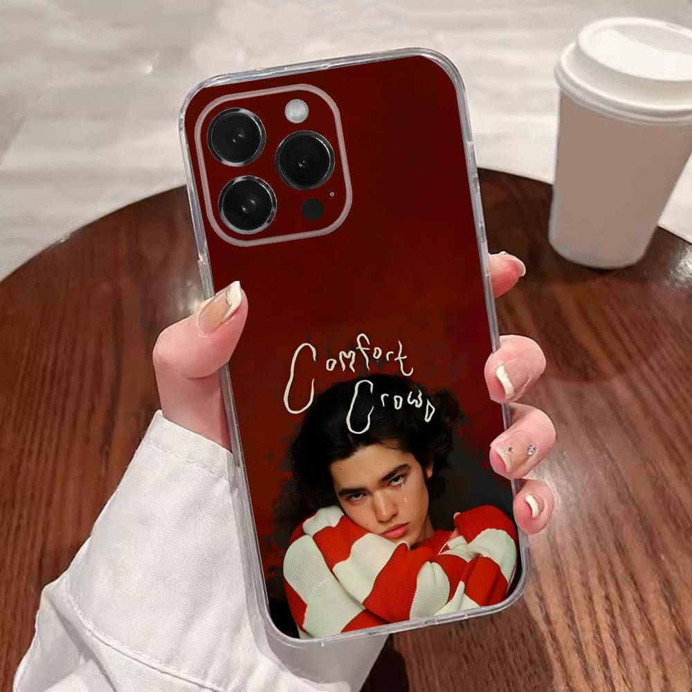 C-Conan Gray Wishbone Transport Phone Case For iPhone 17,16,15,14,13,12,11,Pro,XS,Max,XR,Plus,E,SE4,Mini Shockproof Soft Cover