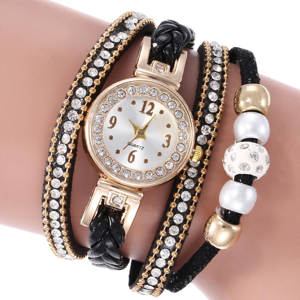 Eksplozja gorący pierścień bransoletka zegarek damski zegarek ze stopu diamentu cyfrowy zegarek damski ulubiony zegarek kwarcowy