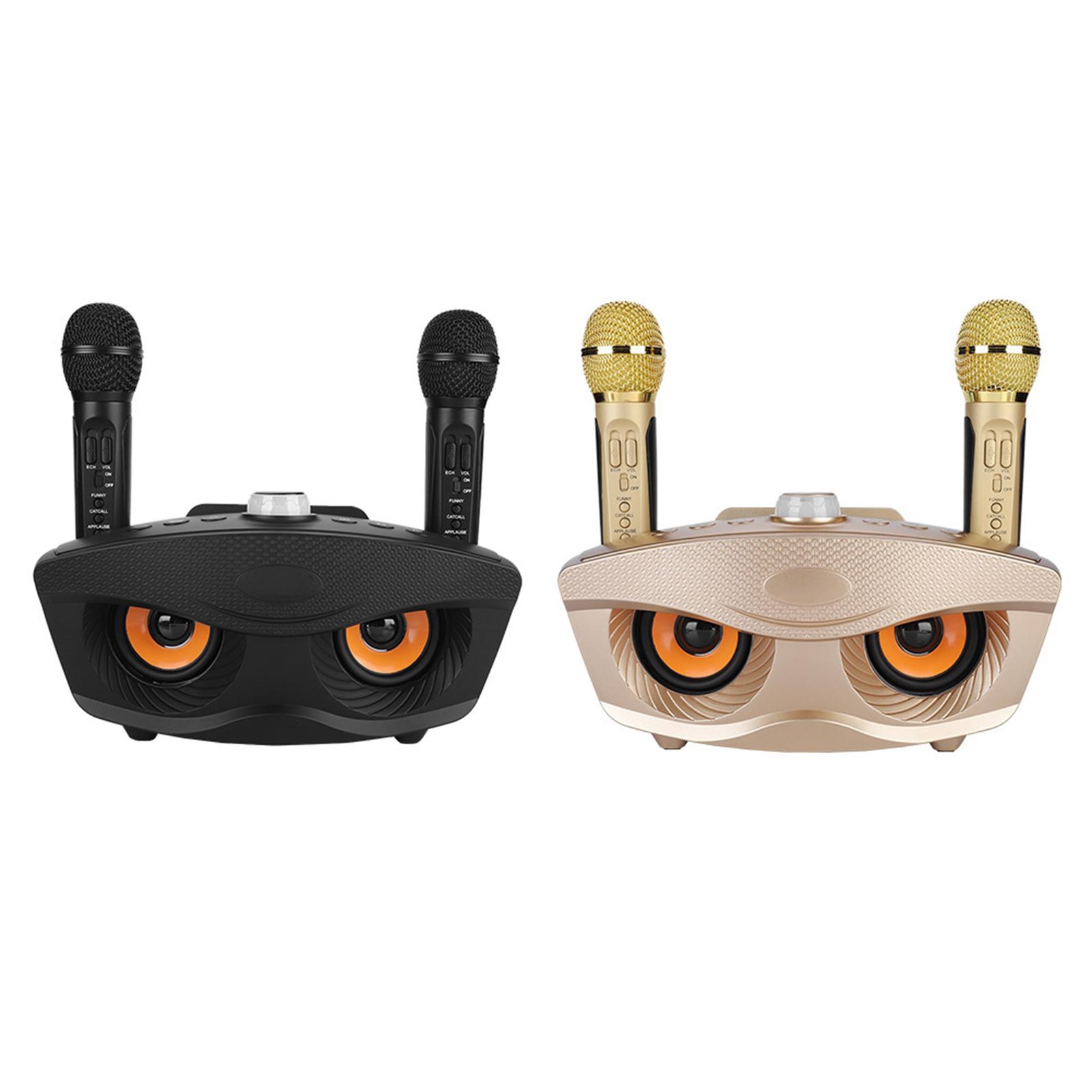 

Bluetooth динамик Домашний KTV Караоке Bluetooth динамик с двумя микрофонами