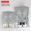 Thickened Transparent Non-Woven Drawstring storage bag for Shoes, Toys, and Travel - Dustproof and Spot-Free.