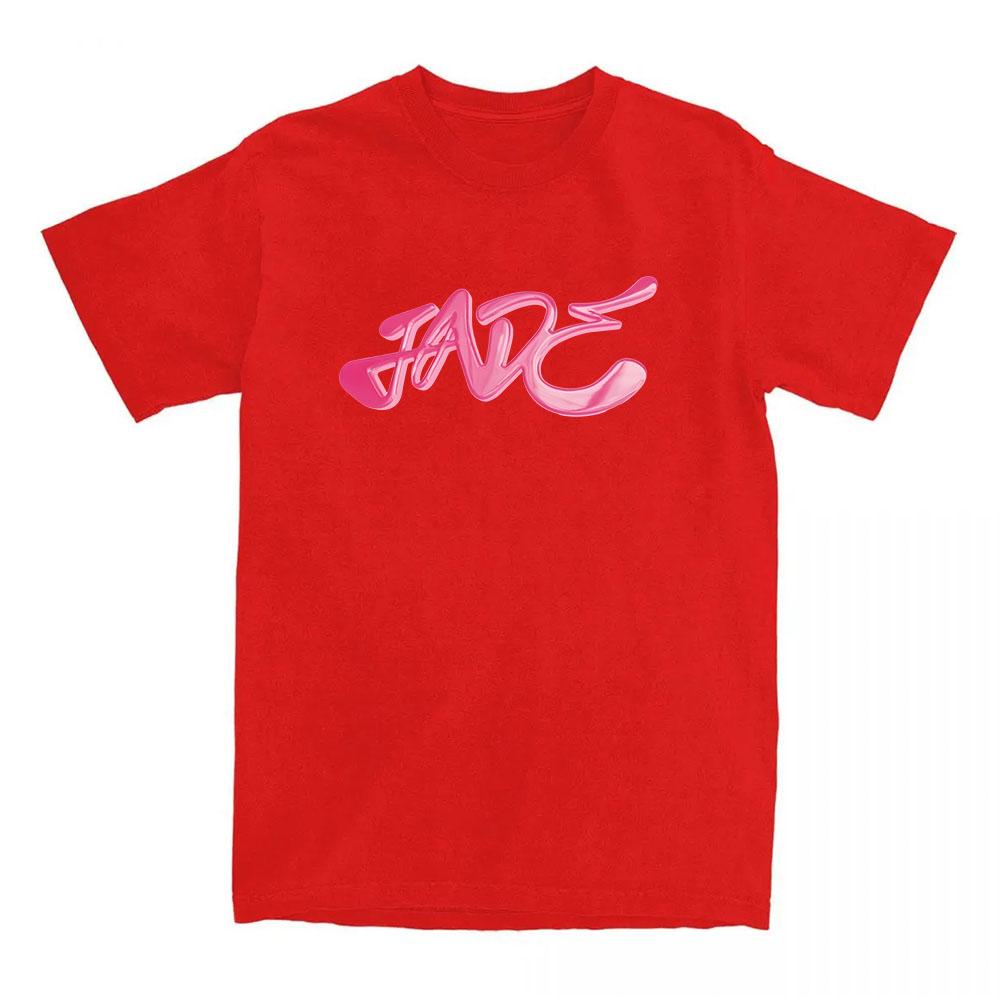 

2025 New Single IT Girl Tshirts JADE Singer Printing Tshirt Short Sleeve Cotton Tees Tops Casual Unisex Unisex Women Clothes Male S