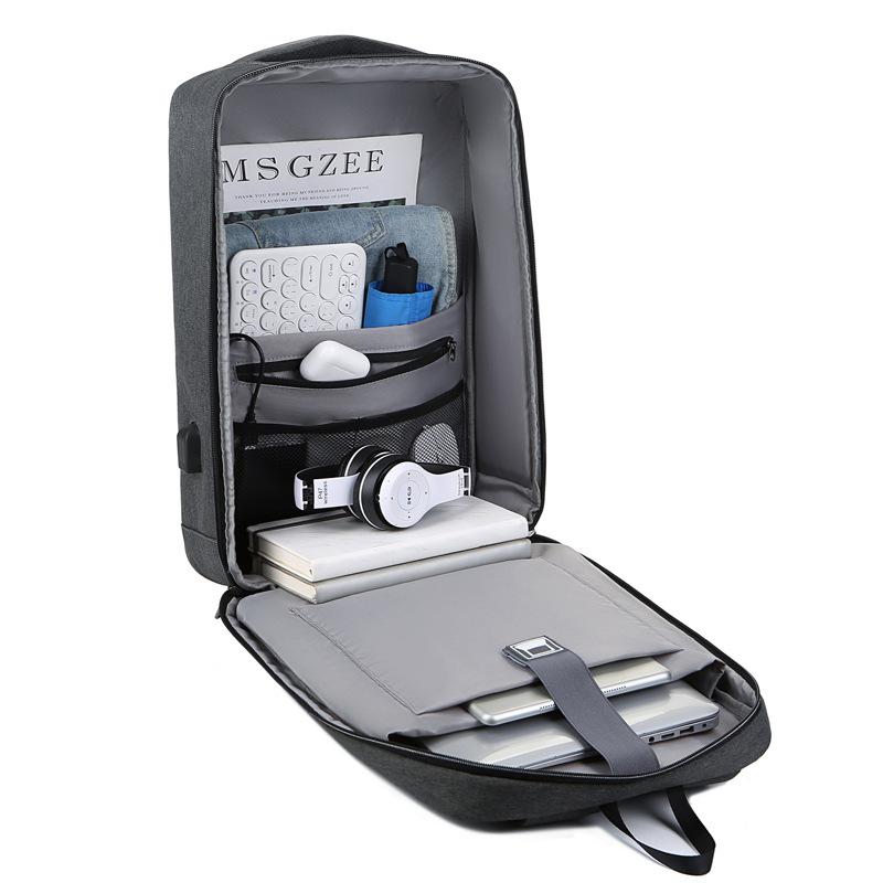 Business Backpack Men'S Large-Capacity Anti-Theft Computer Bag Backpack 15.6-Inch Hard Shell Travel Bag Student Schoolbag