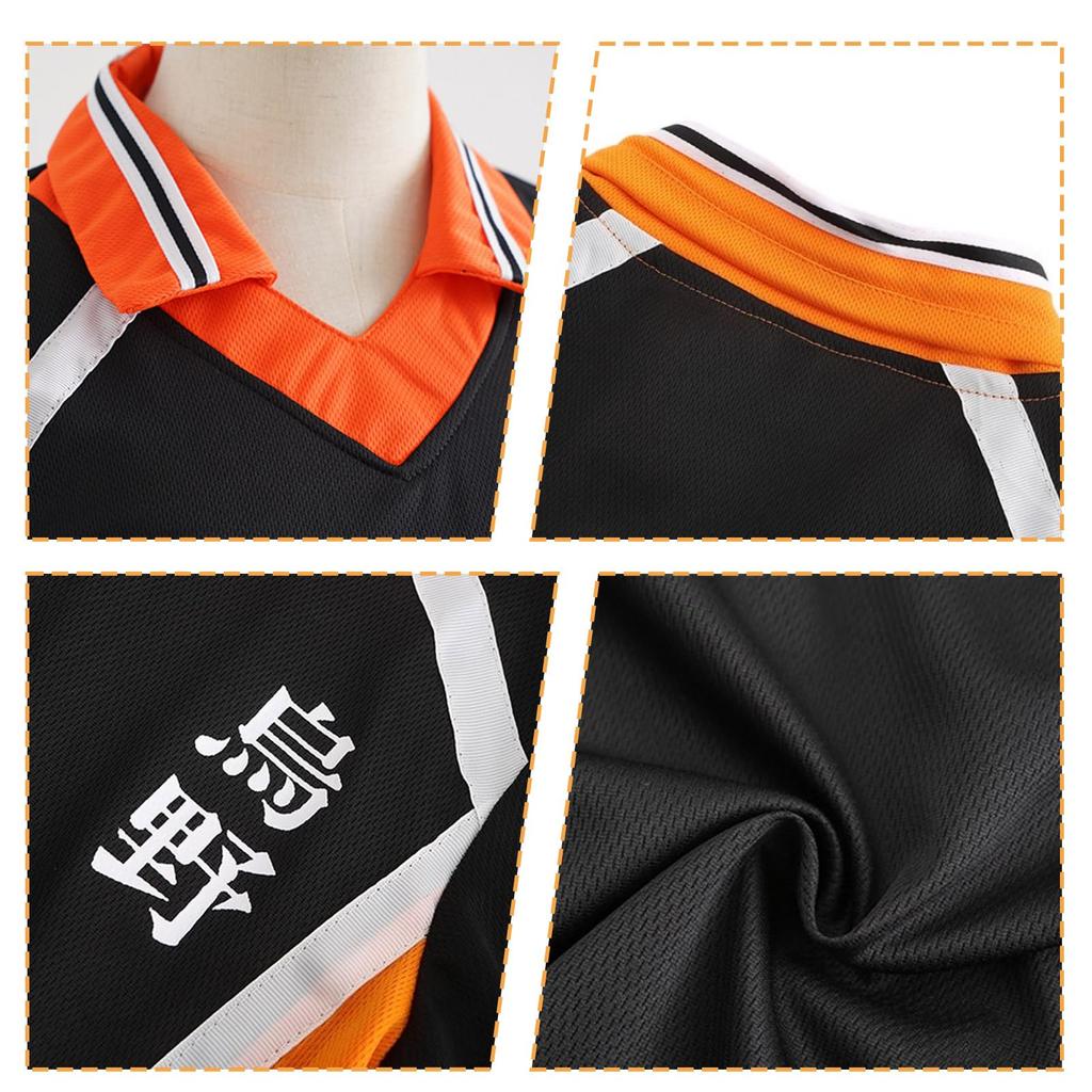 Karasuno High School Haikyuu Cosplay Costume Featuring Daichi Tobio Shoyo and Koshi Volleyball Short Student 5 Sizes [Formemory] T-Shirt Uniform,