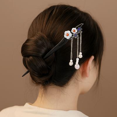 Wooden Sandalwood Hair Stick Wood Hanfu Headwear Chinese Style Hairpin  Hair Sticks for Buns