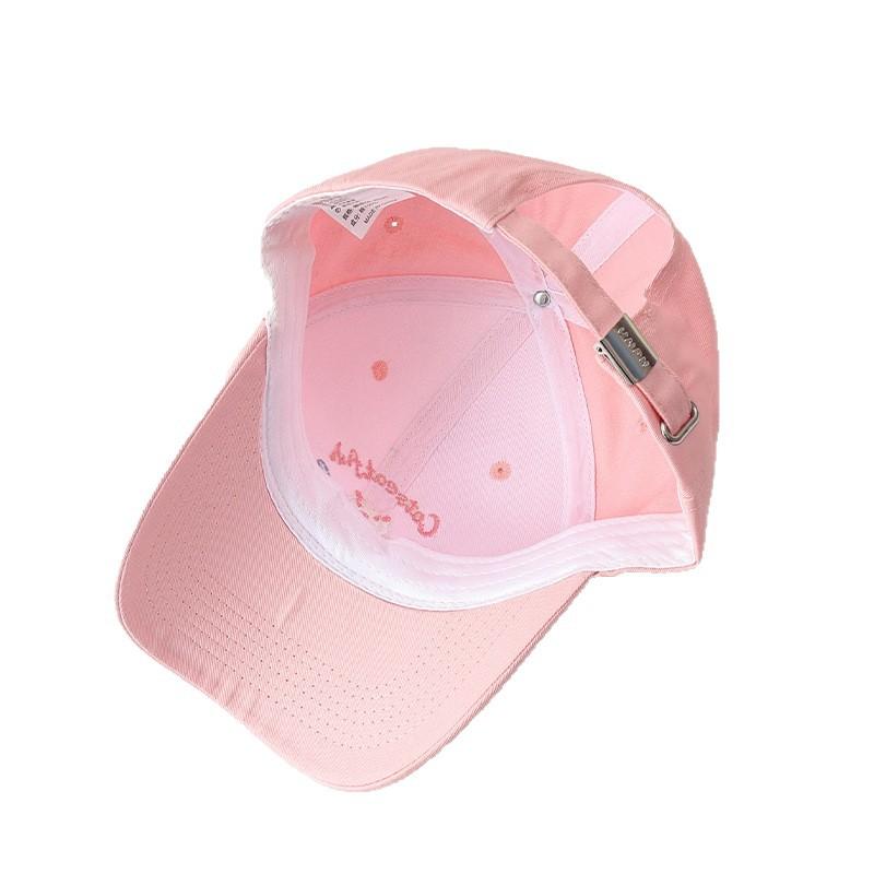 Sweet Cute Kitten Embroidered Hat Women's Fashion Dopamine Baseball Cap Face Small Shade Cap