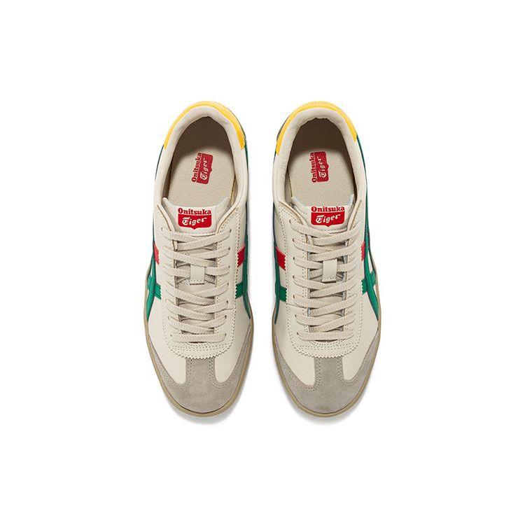 ONITSUKA TIGER Tokuten White Beige Red Green Unisex Sneakers Tan 1183C095-200