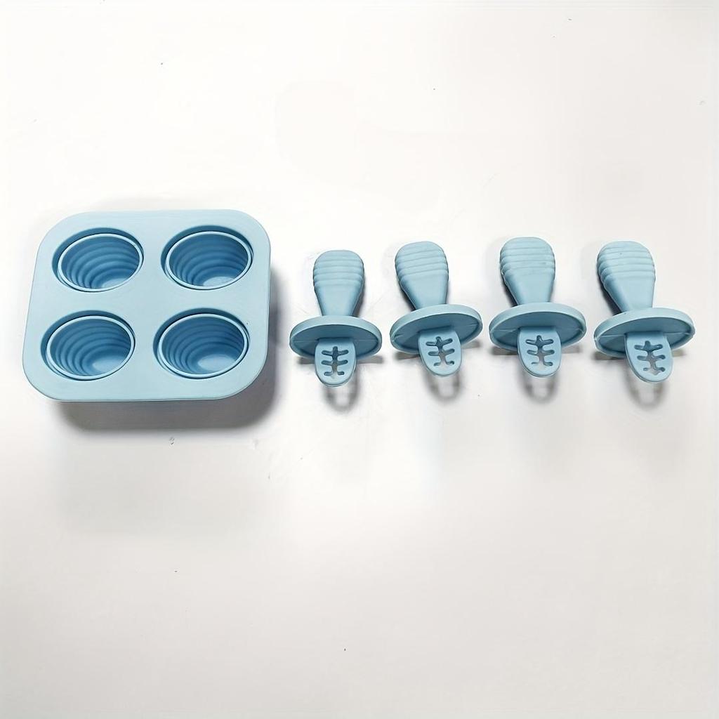 Silicone Ice Cream & Breastmilk Popsicle Molds – BPA-Free, Easy Release, Reusable, Safe for Freezing, Ideal for Healthy Snacks & Baby Food