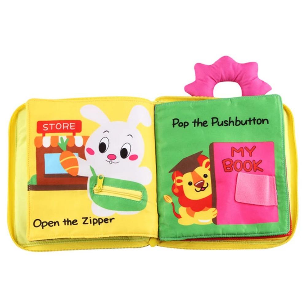 Baby Toy Soft 3D Cloth Book First Book Montessori Infant Early Color Cognitive Educational Toys Learning Basic Life Skills Toys