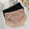 Women's Sexy Lace Briefs Transparent Solid Color Panties Female Breathable Underpants