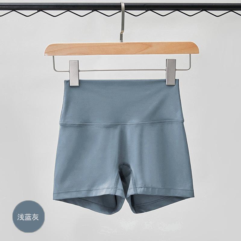 Sports Shorts Spring and Summer New Solid Color Yoga Shorts Tight High Waist Elastic Sports Fitness Three-point Yoga Pants Women