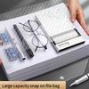 10 Pcs A4 File Bag Clear Document Bag File Folders Document Holders Easy to Use Document Folders School Office Supplies