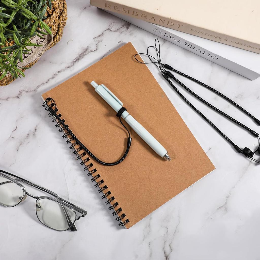 4/8 PCS Elastic Pen Leash with Silicone Ring Anti-Drop Tether Cord for Smart Pencil S Pen Stylus For Tablet Drawing Clipboard