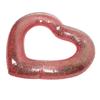 Rose Gold Sequins Heart Shape Swimming Ring Glitter Inflatable Heart Pool Floats for Kids