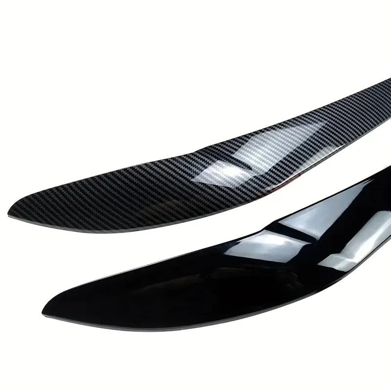 1Pair Front Headlight Eyebrow Eyelid Cover Trim For BMW X3 F25 X4 F26 2014-2018 Headlight Eyebrows Stickers