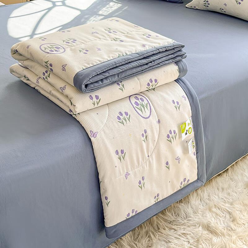 

Fresh Print Bubble Cotton Summer Quilt