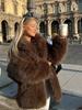 Women's Faux Fur Jacket Women's Fur Coat Women's Windproof and Warm Jacket Fashion Style Autumn and Winter