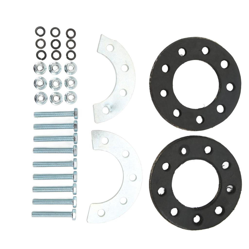 9 Holes Sprocket Mount Kit Aluminium Alloy Backing Plate Reinforced Washer Kit for 49‑80CC Electric Bicycle Motorcycle