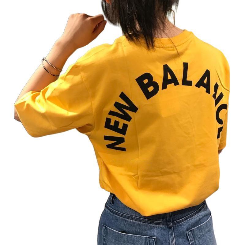 New Balance T Shirt Unisex Yellow NCNE92S013-yw