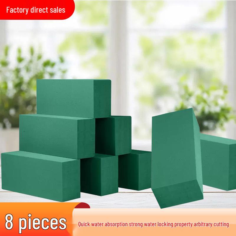 Water-Absorbing Floral Foam Blocks for Fresh Flower Arrangements - Moisturizing Sponge for Weddings & Floral Art