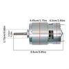 Motor für Rasenmäher mit langem Schaft 12V DC Ersatzmotor für Graskantenschneider Elektrowerkzeugteile