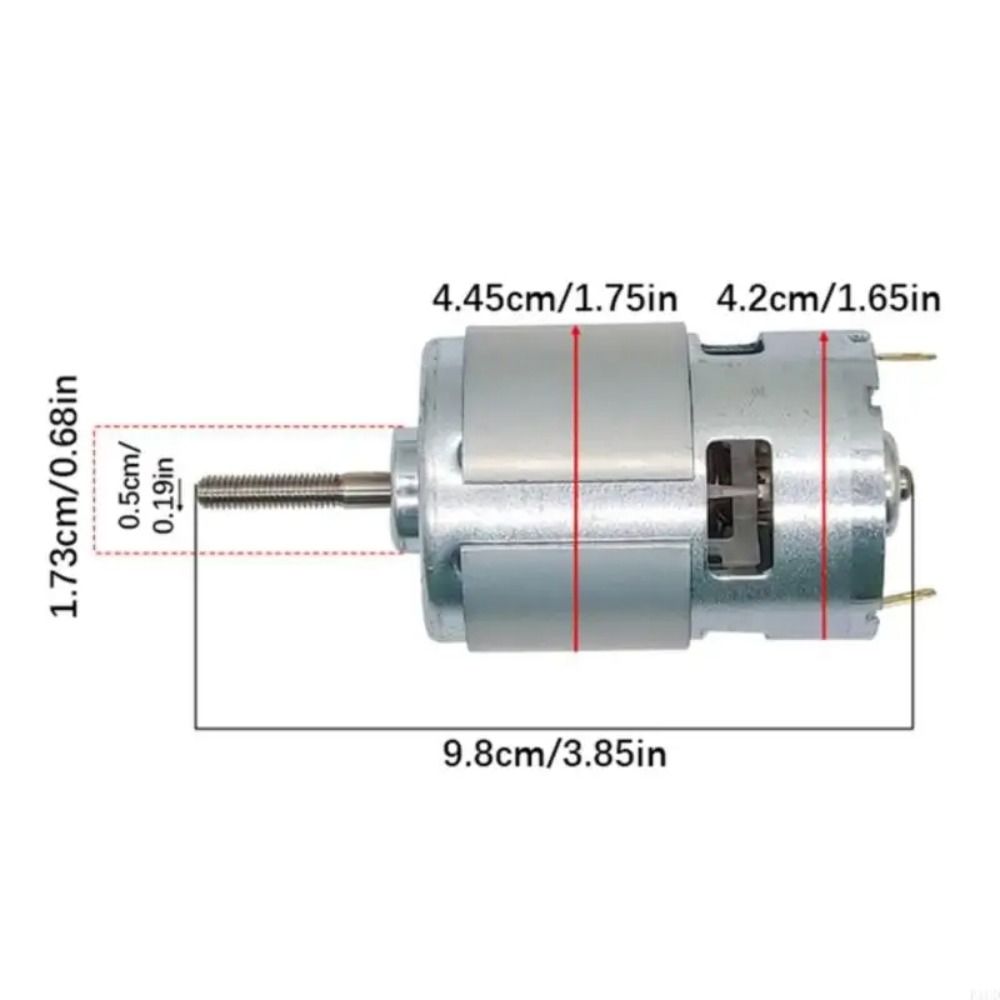 Motor für Rasenmäher mit langem Schaft 12V DC Ersatzmotor für Graskantenschneider Elektrowerkzeugteile