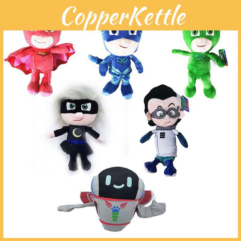 Adorable Pj Masks Plush Doll Toy Featuring Catboy Gekko Luna Girl Owlette And Romeo For Kids