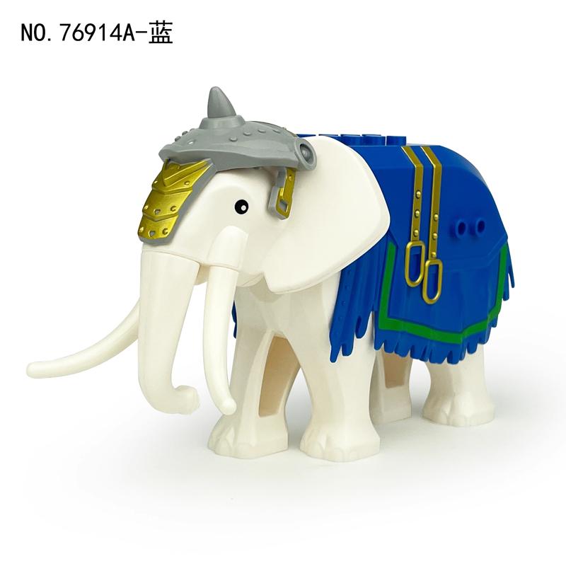 MOC Zwierzęta Zoo Klocki Słonie Tygrysy Słonie Małpy Łosie Niedźwiedzie Owce Wielbłąd Koń Krokodyl Lampart Mini Klocki DIY T11