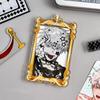 Creative Exhibition Photocard Stand Acrylic Desktop Ornaments 3 Inch Anime Card Storage Display for Gifts Ins Style Wholesales