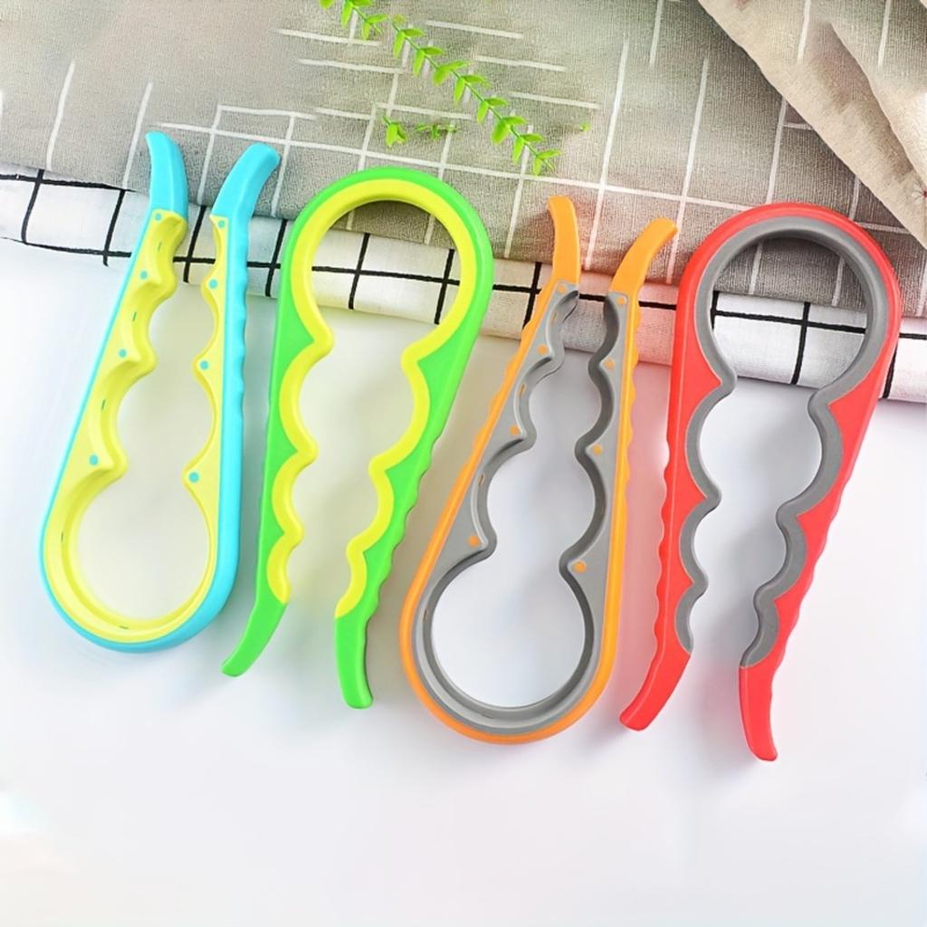 Universal and Easy Bottle Opener, Lid Twisting Device, Can Opener, Household Kitchen Tool, Anti Slip and Labor-saving