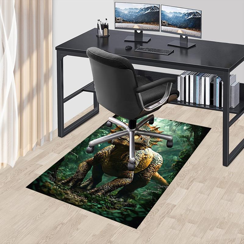 1PC Dinosaur Forest Extra Large Non-Slip Floor Carpet, Office, Family, Bedroom, Studio - Large Area RugJ0397