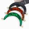 Amber Handbag Handles Resin Tote Grip Fashion Women's Bag Handle  DIY Replacement